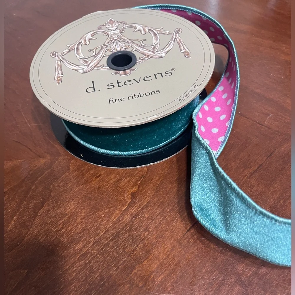 d. stevens fine ribbon reversible velvet wire
